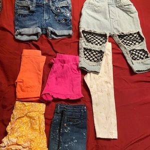 Bundle of 7 2T pants